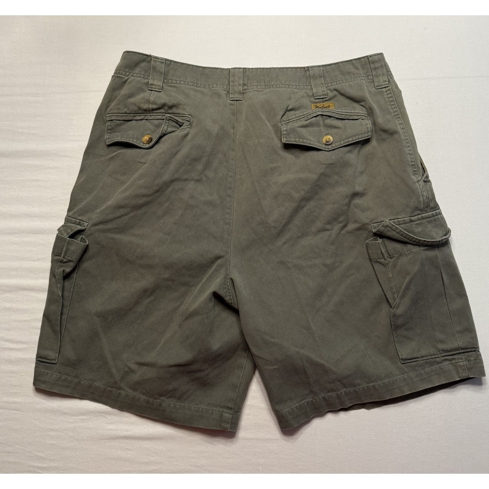 Woolrich Cargo Shorts Mens 34 Outdoor Utility Pockets Hiking Workwear Rugged Dur - Picture 2 of 10
